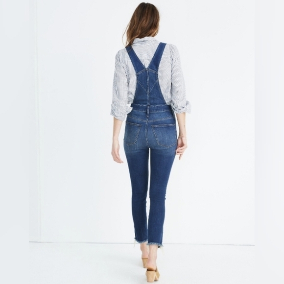Madewell Roadster Blue Jean Overalls Size M - Picture 2 of 12